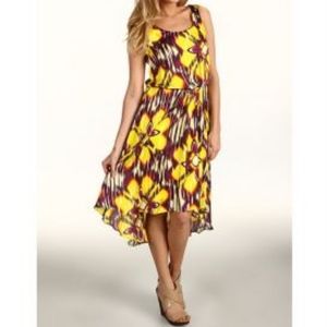 Vince Camuto Floral Print Midi Dress 12